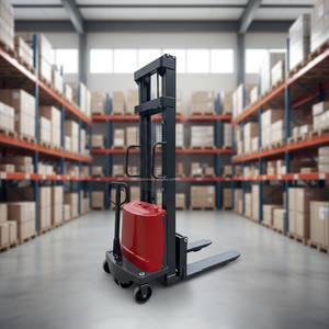 Chariot élévateur semi-compact CE 1T 1.5T 1500kg, transpalette autoportant, chariot de manutention - Product Image 2