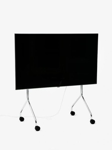 Supporto TV Moderno e Semplice, Regolabile, da Pavimento con Ruote, Carrello Universale per Display LCD, Rack Tutto-in-Uno - Product Image 3