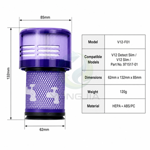 Filtros HEPA PET para Aspiradora <span class=keywords><strong>Dyson</strong></span> V12, Repuestos Compatibles para Uso Doméstico, Piezas de Repuesto para Aspiradora Eléctrica - Product Image 5