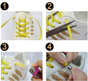 무료 샘플 탄성 게으른 끈 버클 신발 끈 마그네틱 넥타이 신발 끈 마그네틱 신발 끈 - Product Image 3