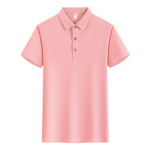 Chemises polo en coton pour hommes avec logo personnalisé, t-shirts de jogging à manches courtes respirants pour femmes, séchage rapide, logo DIY, haut - Product Image 4