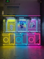 Machines de jeu d'arcade à pièces Happy Cola English-Vending Toy Crane Claw Machine à vendre