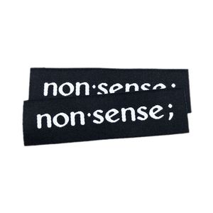 Étiquettes tissées personnalisées pour vêtements, avec logo de marque et nom, à coudre - Product Image 2