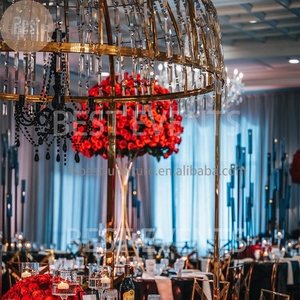 Thanh Lịch Tổ Chức Sự Kiện 8 Chỗ Ngồi Có Thể Tháo Rời Tổ Hàng Đầu Cao Tinh Thể Dome Tổ Chức Sự Kiện Bàn Tròn - Product Image 5