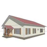 Dessin de plans de maison préfabriquée à faible coût de Certification d'oin et de TUV