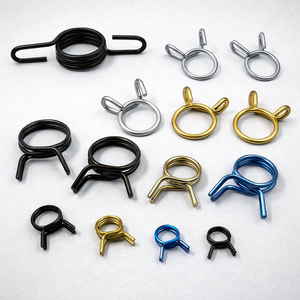 Ressort de torsion double en acier inoxydable <span class=keywords><strong>T1</strong></span> personnalisé avec finition plaquée or PVD pour clips de quincaillerie, vente en gros pour usines de machines - Product Image 6