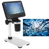 1000X2.0Mp Usb Digitale Elektronische Microscoop DM4 5 Inch Lcd-scherm Vga Microscoop Draagbare Digitale Microscoop Met Beslag