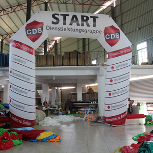 Arco inflable blanco START para eventos publicitarios al aire libre - Product Image 1