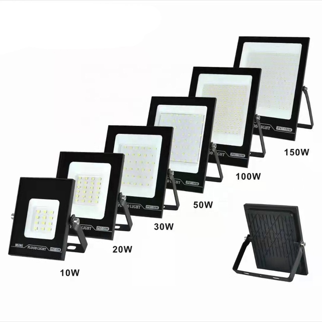 Lampara LED Flood Light 220V 50W 100W 150W 200W Reflector Led IP67 Waterproof Outdoor Lighting LED Spotlight Wall Floodlights