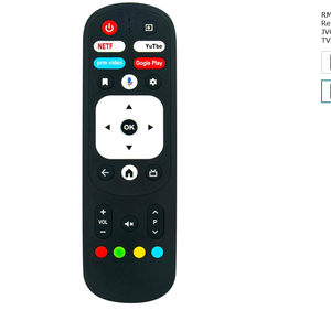รีโมทคอนโทรลเสียงพูดแทนที่รีโมทเดิม รุ่น RM-C3287 สำหรับทีวี JVC Ultra HD Smart Android - Product Image 3