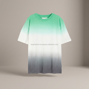 เสื้อยืดผู้ชายพิมพ์ลายพัฟฟ์แบบไทได  รักษ์โลก ระบายอากาศได้ดี สไตล์ลำลอง สำหรับวัยรุ่นและเด็ก - Product Image 3