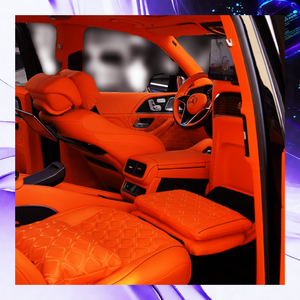 ชุดแต่ง 4 ที่นั่ง สีส้ม สำหรับรถยนต์ GLS450 (X167) ปี 2022 - Product Image 3