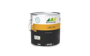 Biohouse Olio Protettivo per Pavimenti in Legno a Base di Oli e Cere Naturali LED, Finitura Opaca 9551 2.5L, Alta Resistenza all'Abrasione, VOC A+ Francese, per Interni - Product Image 2