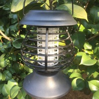 Lampe anti-moustiques solaire portable, étanche, pour l'extérieur, tue-mouches et moustiques, pour la maison, le camping et le jardin