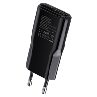 Cargador de Pared Plano USB C, Enchufe Europeo de 20 W, Cargadores y Adaptadores de Viaje Ultrafinos y Rápidos, Cargadores PD QC 3.0 GaN para Teléfono Móvil