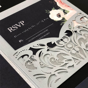 Ychon argent perlite papier découpé au laser <span class=keywords><strong>carte</strong></span> d'<span class=keywords><strong>invitation</strong></span> de mariage <span class=keywords><strong>invitation</strong></span> <span class=keywords><strong>carte</strong></span> de remerciement <span class=keywords><strong>modèle</strong></span> de conception de <span class=keywords><strong>carte</strong></span> d'<span class=keywords><strong>invitation</strong></span> de mariage - Product Image 6