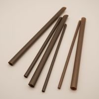 Ecolife G00000948 Pailles jetables en PLA 6mm 8mm 200mm, compostables, à base de marc de café, pour boissons/cocktails, livraison gratuite à domicile