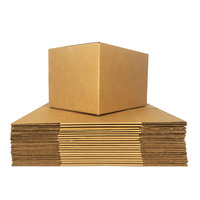 Cajas de Cartón Corrugado Kraft Reciclables con Logotipo Personalizado, Embalaje para Crema de Ojos con Relieve, Carpetas de Envío Móvil Express