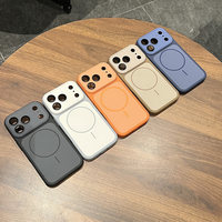 Coque de protection intégrale pour objectif d'appareil photo, finition mate, antichoc, couleur tendance, pour iPhone 17 Air, 15, 16, 17, 14, 13 Pro Max