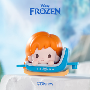 Authentique figurine <span class=keywords><strong>Elsa</strong></span> <span class=keywords><strong>Olaf</strong></span> en plastique, format mini-schlitten, échelle 1/12, mignonne, boîtes mystères, format boîte aveugle, Microdimension Ganyuan POPed - Product Image 5