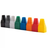 Cat5/6/7/8 RJ45-Steckverbinderabdeckung ABS-Gummistiefel Schutzhülle abdeckung Kofferraum Rj45-Stecker Gummi