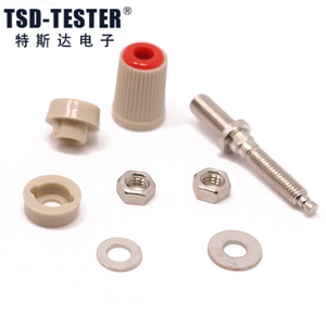 5 màu sắc 4 mét Loa thiết bị đầu cuối M5 ràng buộc bài với hai hạt 30vac-60vdc/max.24a Brass Nickel mạ - Product Image 5