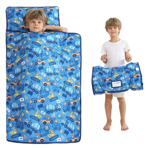 Sac de couchage bleu pour maternelle, tapis de sieste pour enfant en bas âge, pour la maternelle - Product Image 2