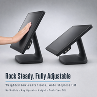 Tablette POS double écran RUINAI RN-X16 Windows/Android avec écran tactile capacitif, Wi-Fi 6, imprimante thermique 58 mm pour la vente au détail