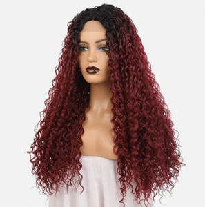 Peluca <span class=keywords><strong>de</strong></span> <span class=keywords><strong>Cabello</strong></span> Natural Rizado y Voluminoso, Resistente a Altas Temperaturas, con Frente <span class=keywords><strong>de</strong></span> Encaje 13x4, Pre-Desplumada, con <span class=keywords><strong>Cabello</strong></span> <span class=keywords><strong>de</strong></span> Bebé - Product Image 4