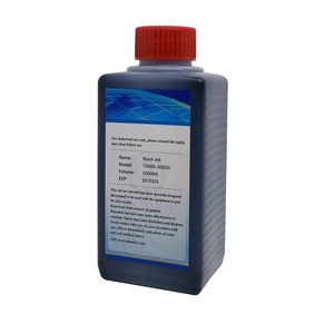 หมึกสีดำชนิด Solvent ขนาด 1000 มล. ใช้ได้กับ 70000-00030 และน้ำยา Solvent สำหรับเครื่องพิมพ์ CIJ รุ่น lei binger jet2neo jet3up หมายเลข 77001-00030 - Product Image 1