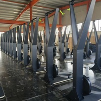 Máquina de esquí aeróbica comercial con equipo de fitness cardiopulmonar resistente al viento