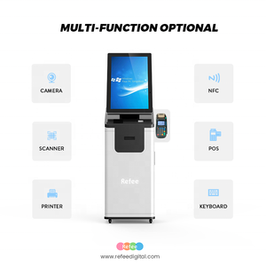 Tự dịch vụ cảm ứng <span class=keywords><strong>kiosk</strong></span> Windows PC màn hình tương tác A4 Máy in POS thẻ thanh toán tự thanh toán hiển thị cho bệnh viện trạm - Product Image 2