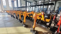 Mini-excavatrice hydraulique YUMO de 0,8 tonne, 1 tonne, 1,5 tonne, 2 tonnes, 3 tonnes, moteur Eaton, PLC, excavatrice compacte sur chenilles, garantie 1 an