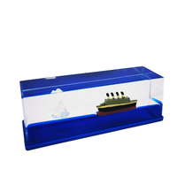 Titanic bateau de croisière Auto ornement exquis fluide dérive bouteille pour Kits intérieurs décoration de navire décorative