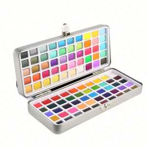 Juego de 130 Pinturas de Acuarela Premium, Juego de Pinturas de Acuarela de Calidad Artística - Product Image 1