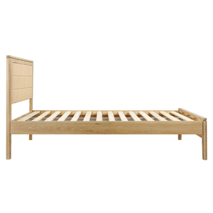 Venta caliente marca ELYSIUM cama de madera de la mejor calidad Melaleuca/roble/Pino muebles de dormitorio de madera maciza de Vietnam - Product Image 4