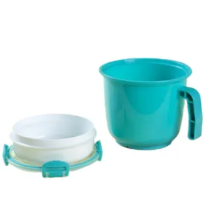 bpa free food jar lunch box plastic adults portable soup noodle cup with lid and handle