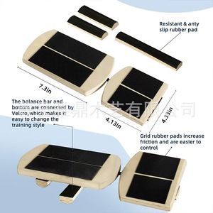 Tabla de Equilibrio de Madera Orthozon para Fortalecer el Tobillo y el Pie, Dispositivo de Entrenamiento con Soporte Antideslizante - Product Image 4