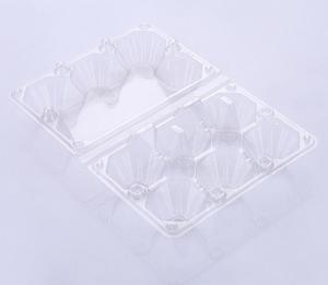 6 <strong>Cells</strong> Wholesale Plastic <strong>Egg</strong> Tray Custom High Quality Clear PET Transparent Rectangle 6 Holes Blister <strong>Egg</strong> Trays - Product Image 3