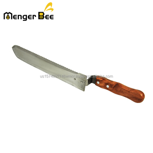 Cuchillo Desoperculador de Colmenas Manual Económico Nuevo de Acero Inoxidable en Forma de Z con Hoja Serrada de Madera Maciza para Apicultura, Recolección, 1 Año de Garantía - Product Image 5