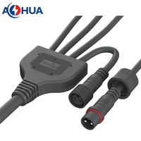 Câble d'extension de distribution d'alimentation pour lampe LED, connecteur étanche mâle-femelle 2 broches, faisceau de câblage DIY
