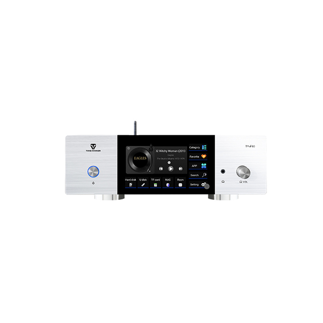 Tonewinner Digital Music Player DSD High Fidelity Design Various Input Ports 5-inch Screen Aluminum Alloy for Wireless Music