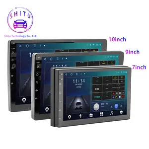Reproductor multimedia con sistema Android TS18 de 9 pulgadas para coche, Radio MP5 con Bluetooth, navegador GPS, Radio para coche, vídeo ESTÉREO