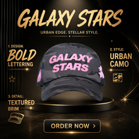 Gorra Trucker Galaxy Stars con Bordado 3D, Malla Trasera Ajustable, Logotipo Personalizado, Ropa Urbana