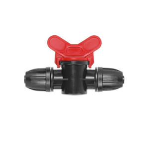 Accessoires de tuyauterie 9/12 8/12 8/11 pour tube d'irrigation goutte à goutte horticole, avec embout de blocage à crochet inversé à bouche plate, diamètre 4/7 - Product Image 1