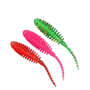 Micro-leurre souple en plastique en forme de têtard à queue en forme d'aiguille, avec spoiler fileté, 35 cm, 0,3 g, lot de 20 pour la pêche à la <span class=keywords><strong>carpe</strong></span> et au tilapia - Product Image 1