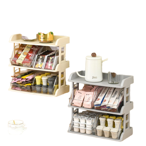 Estante de Pared de Plástico para Especias, Contenedor de Almacenamiento de Café en Cápsulas, Caja Multifuncional para Snacks, Venta al Por Mayor - Product Image 4