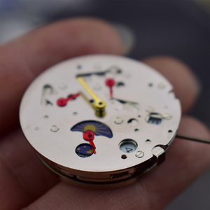 Made Three Jewels Eta SZ4003 Quartz <strong>Watch</strong> Movement at 3 Hour Position Crown Three Pointers Hands With Adjusting <strong>Stem</strong> - Product Image 5