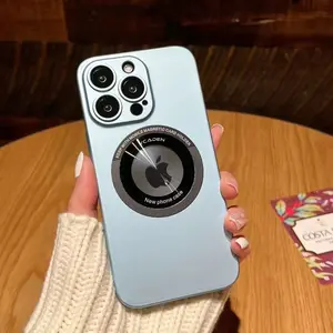 Hard PC material all packed phone case for iphone 11 12 13 14 pro max solid pure color matte back cover with camera lenses films