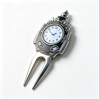 Fourche de réparation de divots de golf personnalisée sans frais de moule, marqueur de balle magnétique en métal, outil de green de golf, accessoire de golf avec logo personnalisé, cadeau, fourniture en gros